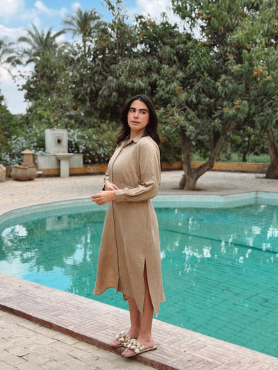 Linen Shirt Dress