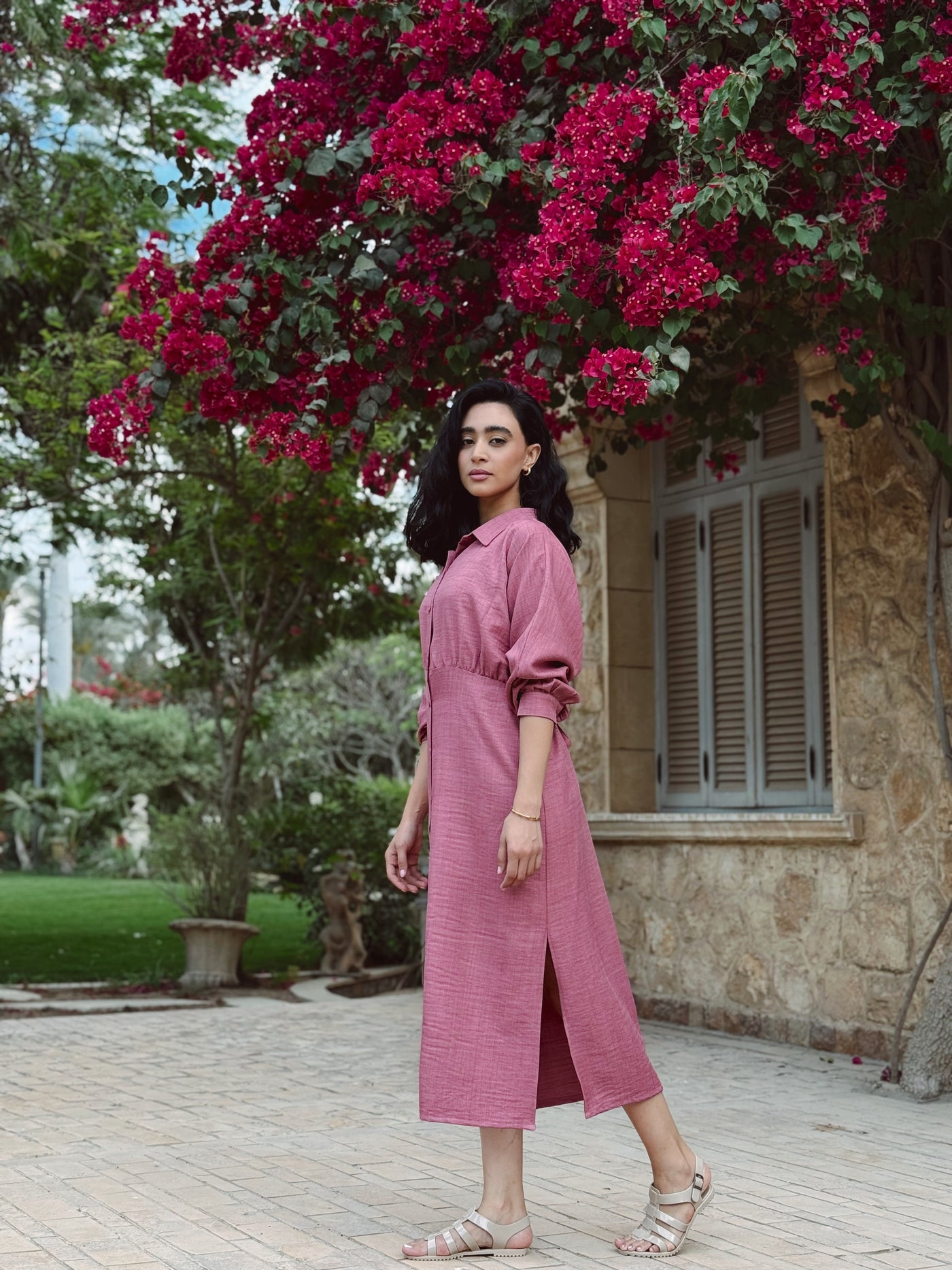 Linen Shirt Dress