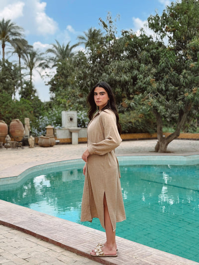 Linen Shirt Dress