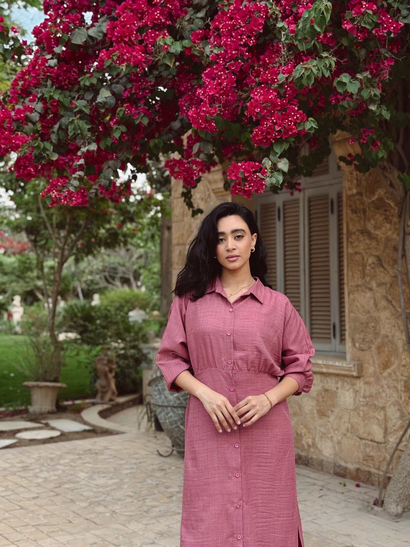 Linen Shirt Dress
