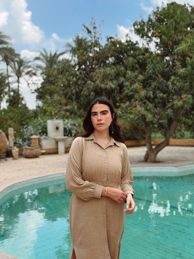 Linen Shirt Dress