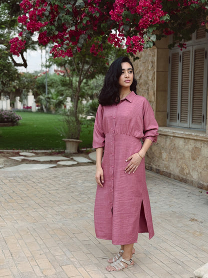Linen Shirt Dress