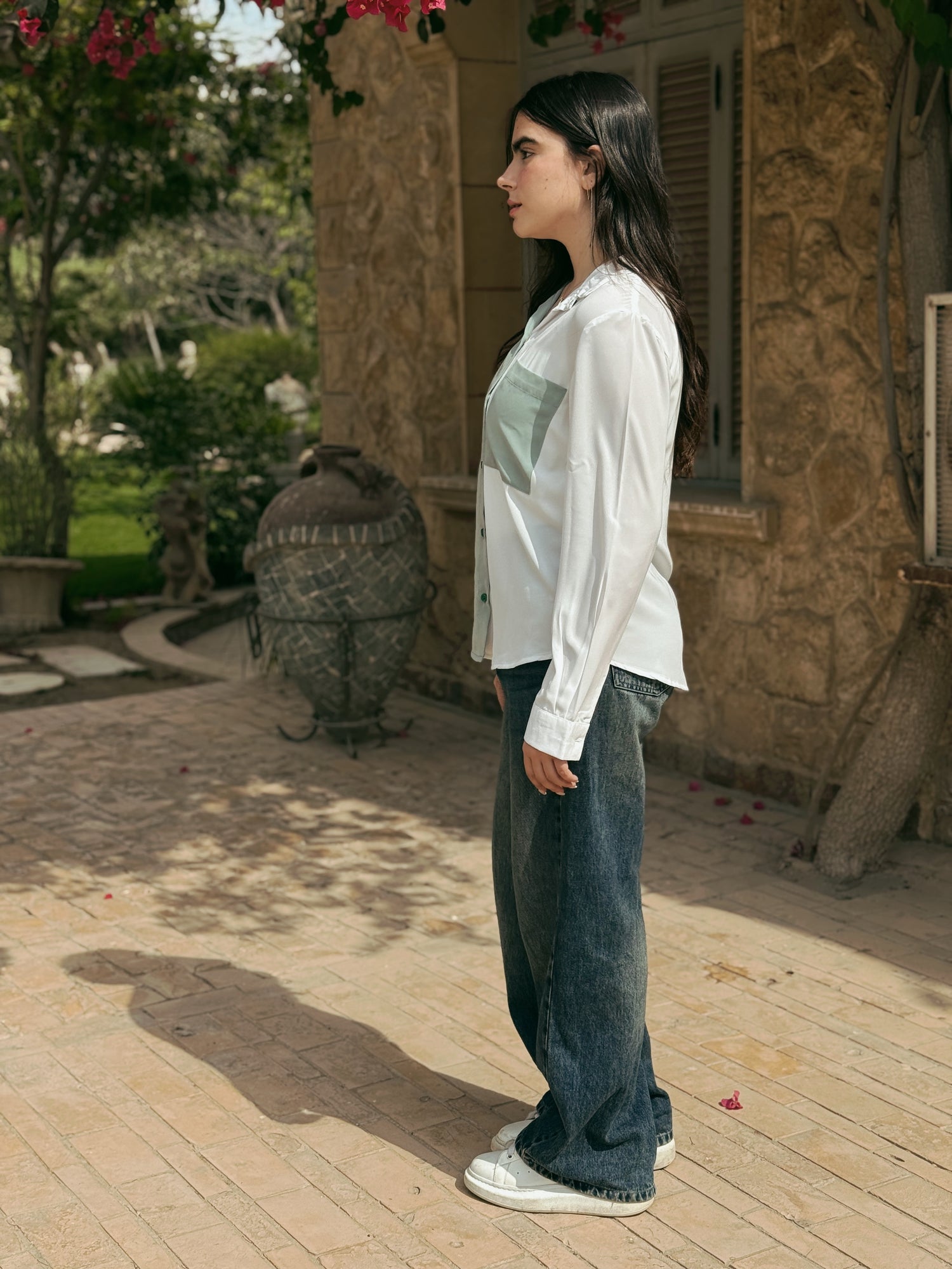 Half &amp; Half Chemise