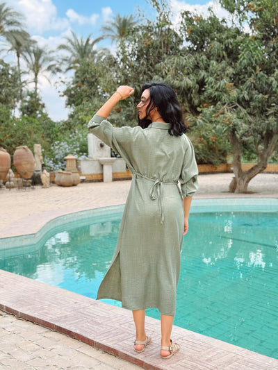 Linen Shirt Dress