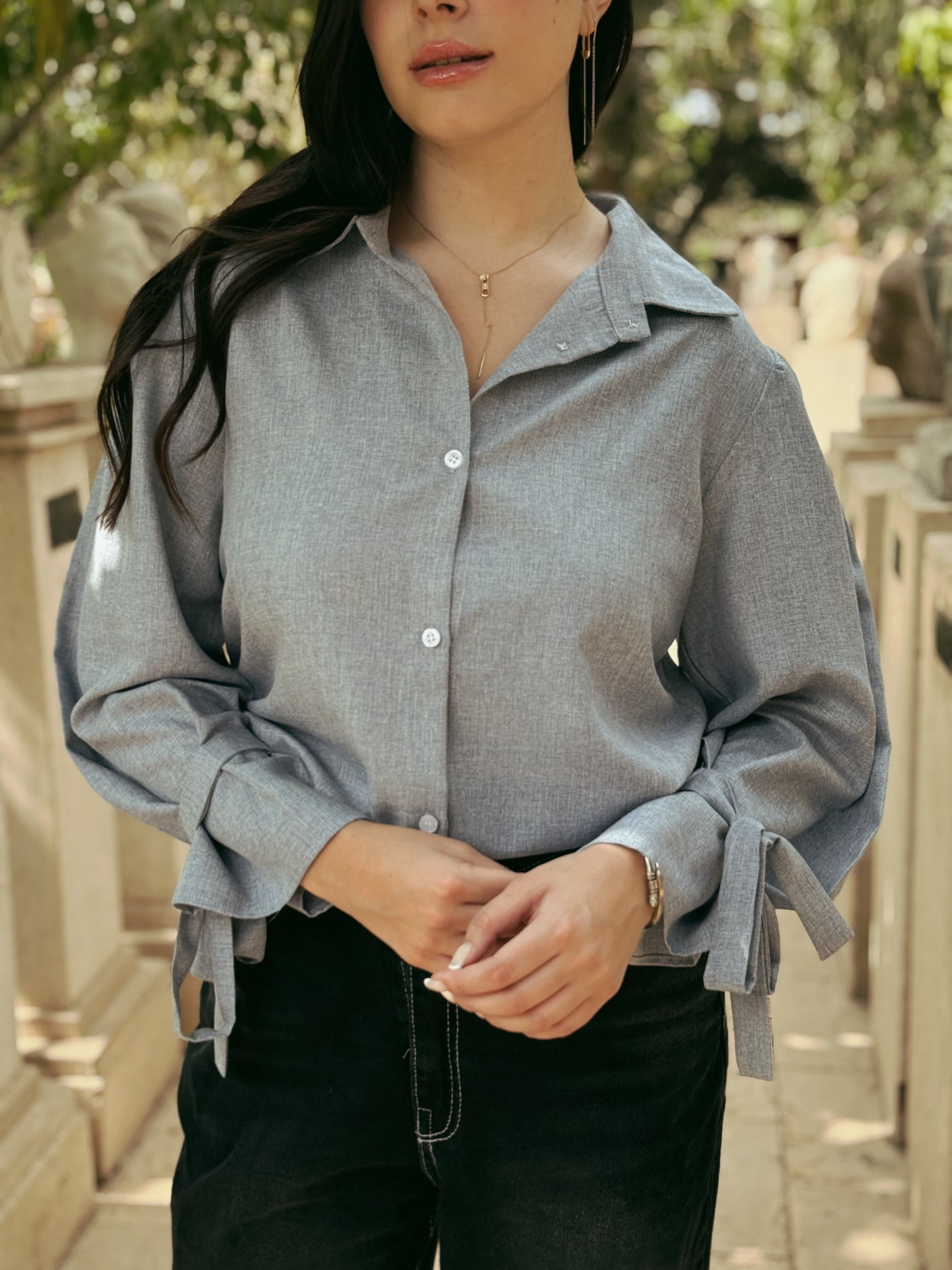 Buff-Sleeve Chemise