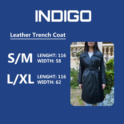 leather trench coat
