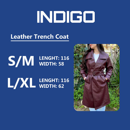 leather trench coat