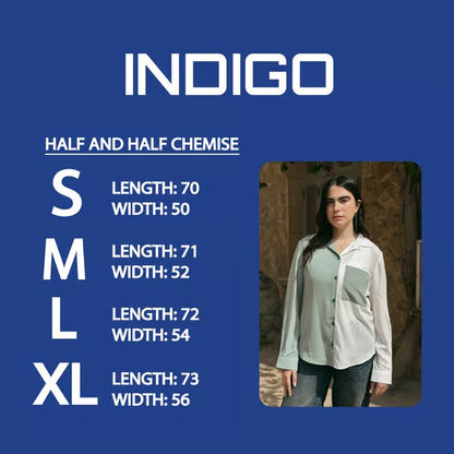 Half &amp; Half Chemise